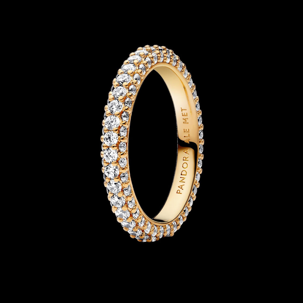 Sparkling Square Clear Halo Ring - Original Listing