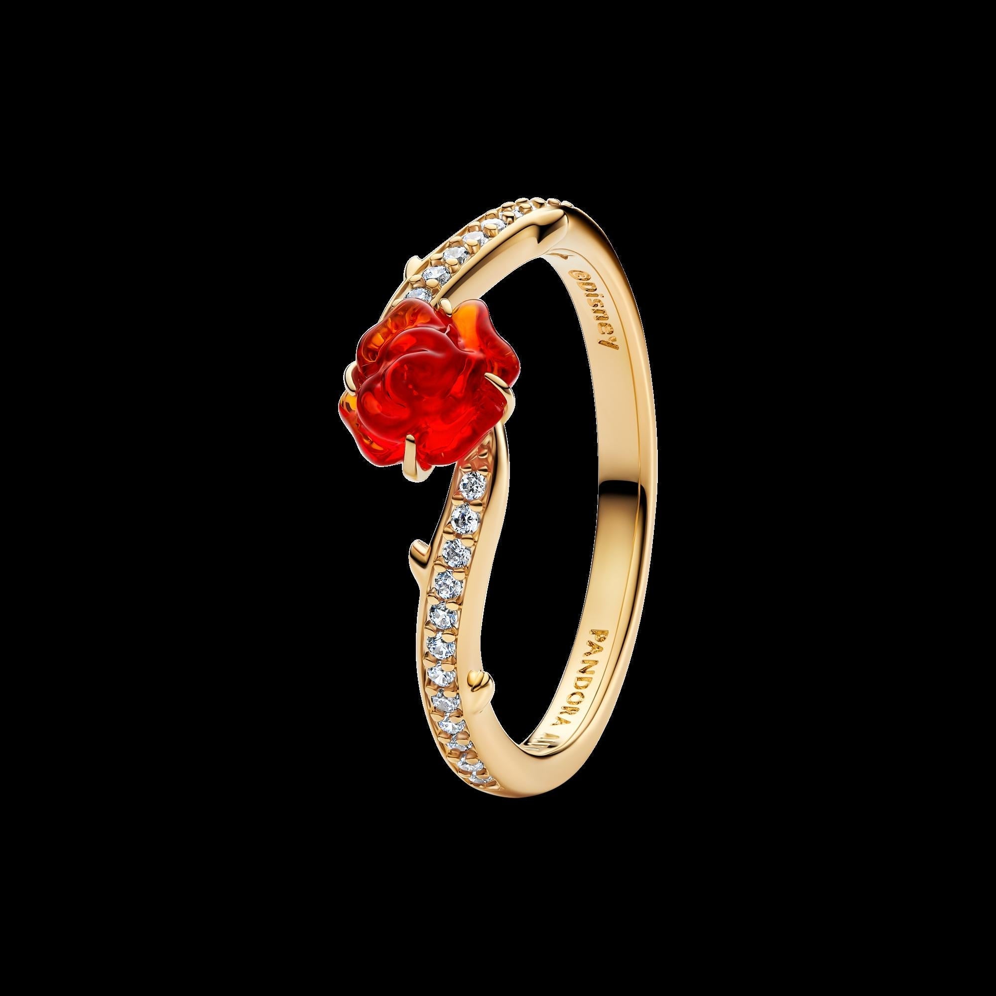 Disney Beauty and the Beast Enchanted Rose Ring - Original Listing