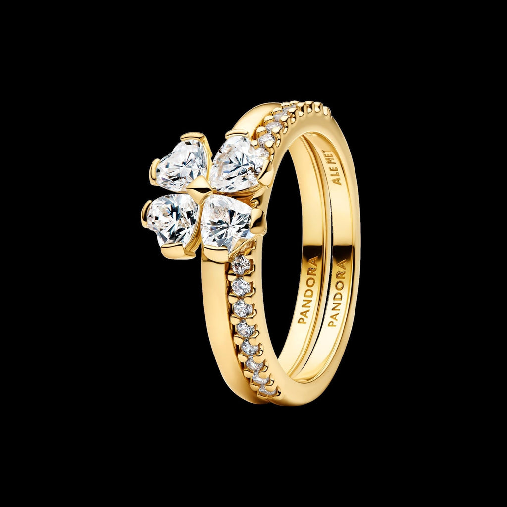 Engravable Heart Halo Ring - Original Listing