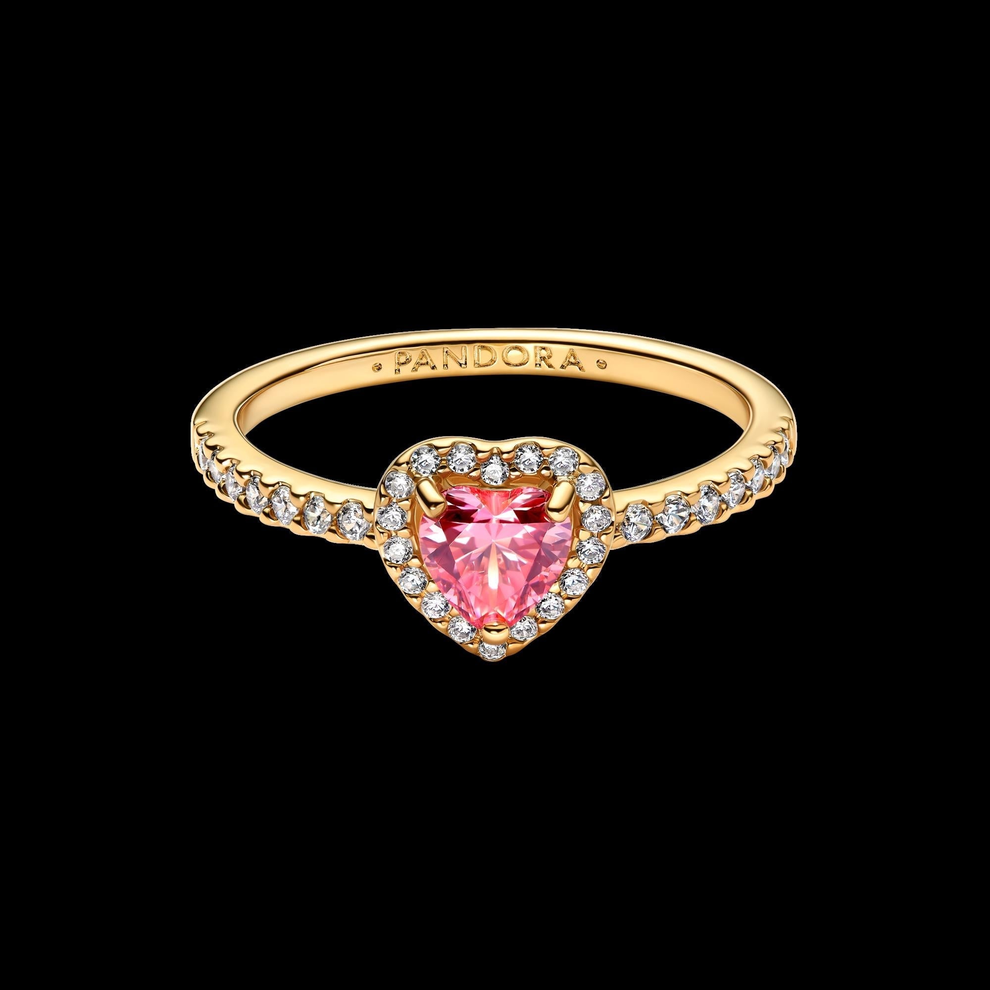 Elevated Pink Heart Ring - Original Listing