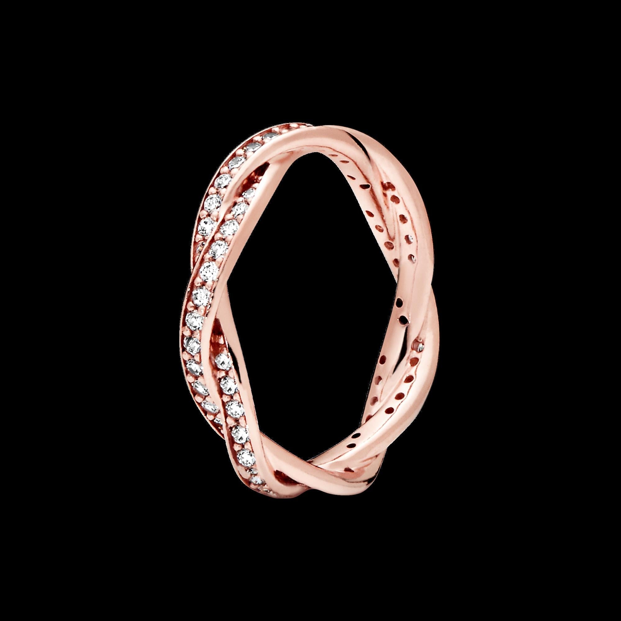 Sparkling Elevated Heart Ring - Original Listing