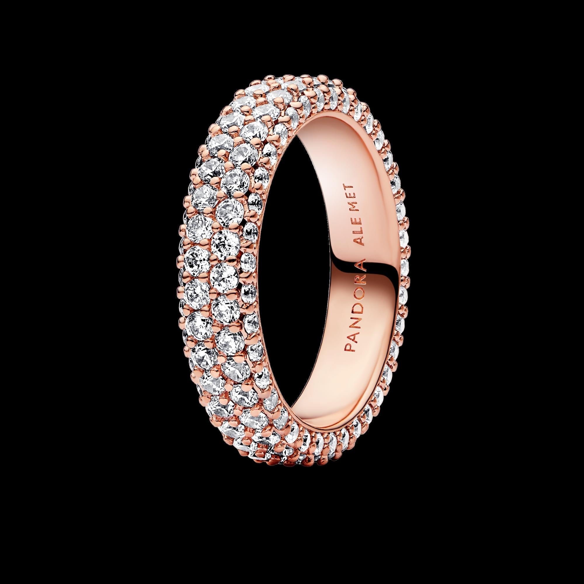 Sparkling Elevated Heart Ring - Original Listing