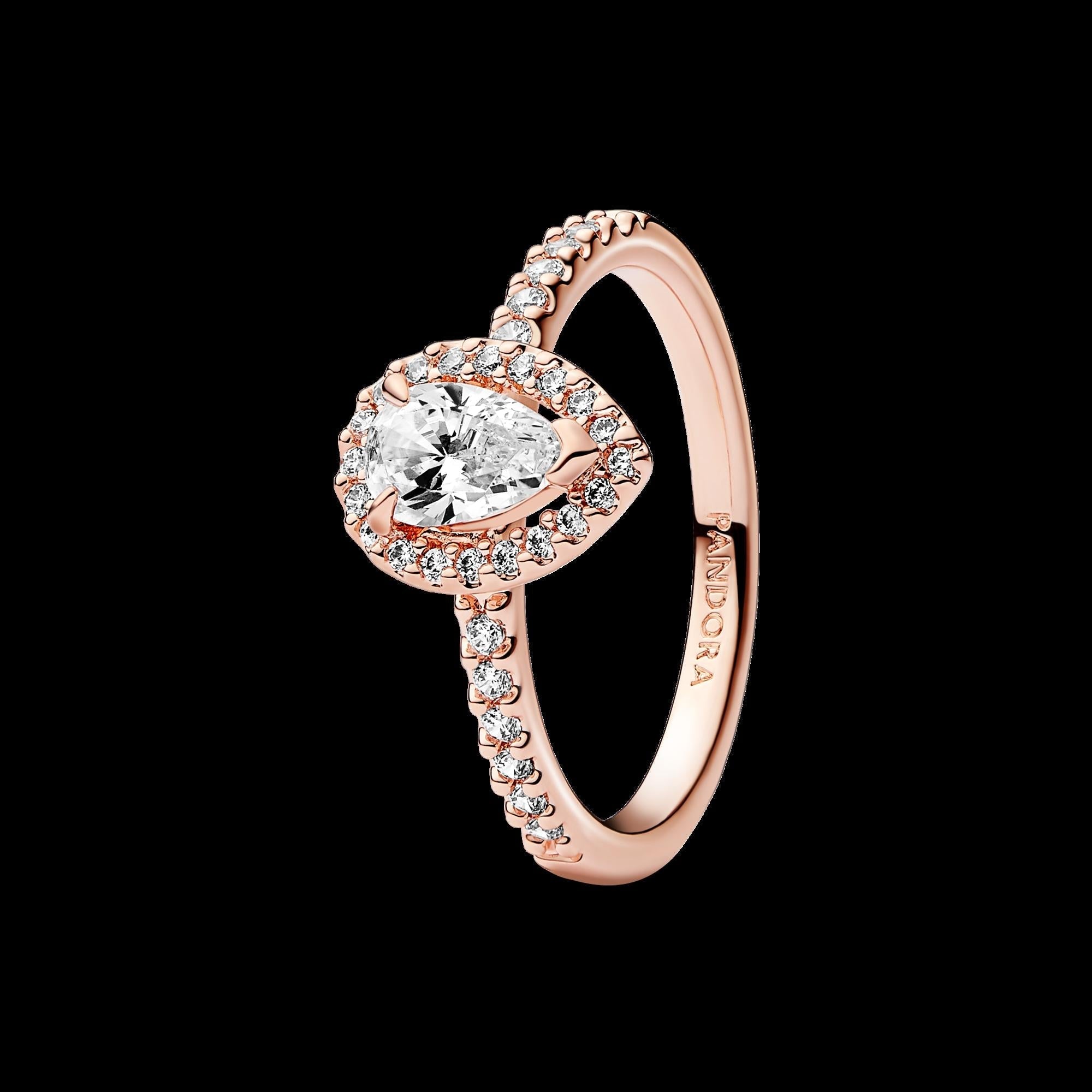 Sparkling Elevated Heart Ring - Original Listing