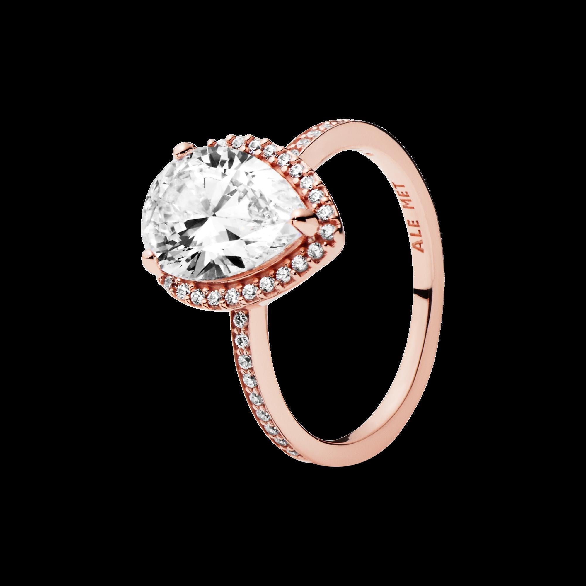 Sparkling Elevated Heart Ring - Original Listing