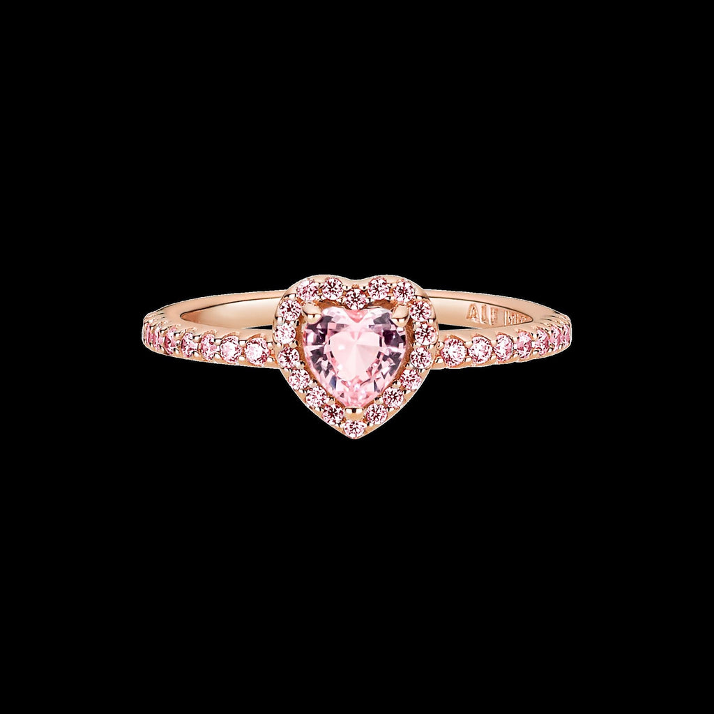 Sparkling Elevated Heart Ring - Original Listing