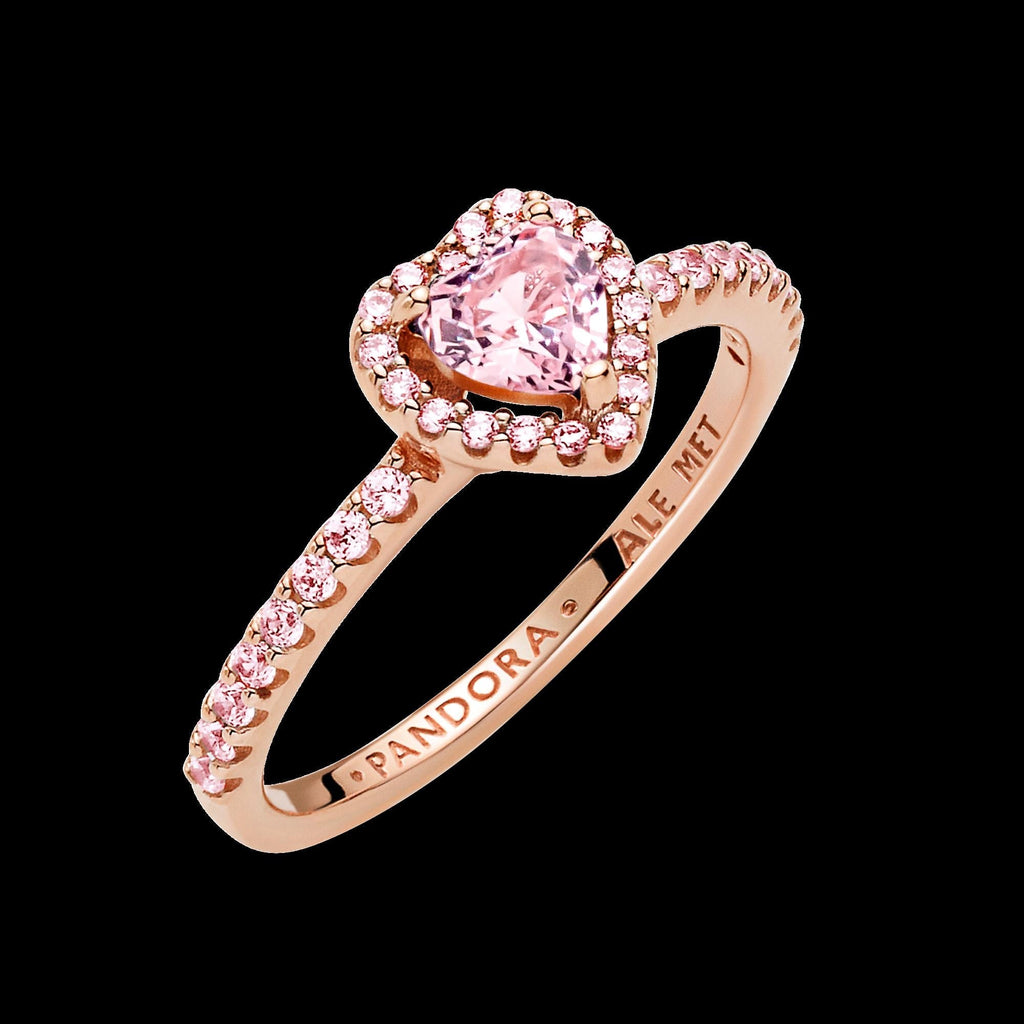 Sparkling Elevated Heart Ring - Original Listing