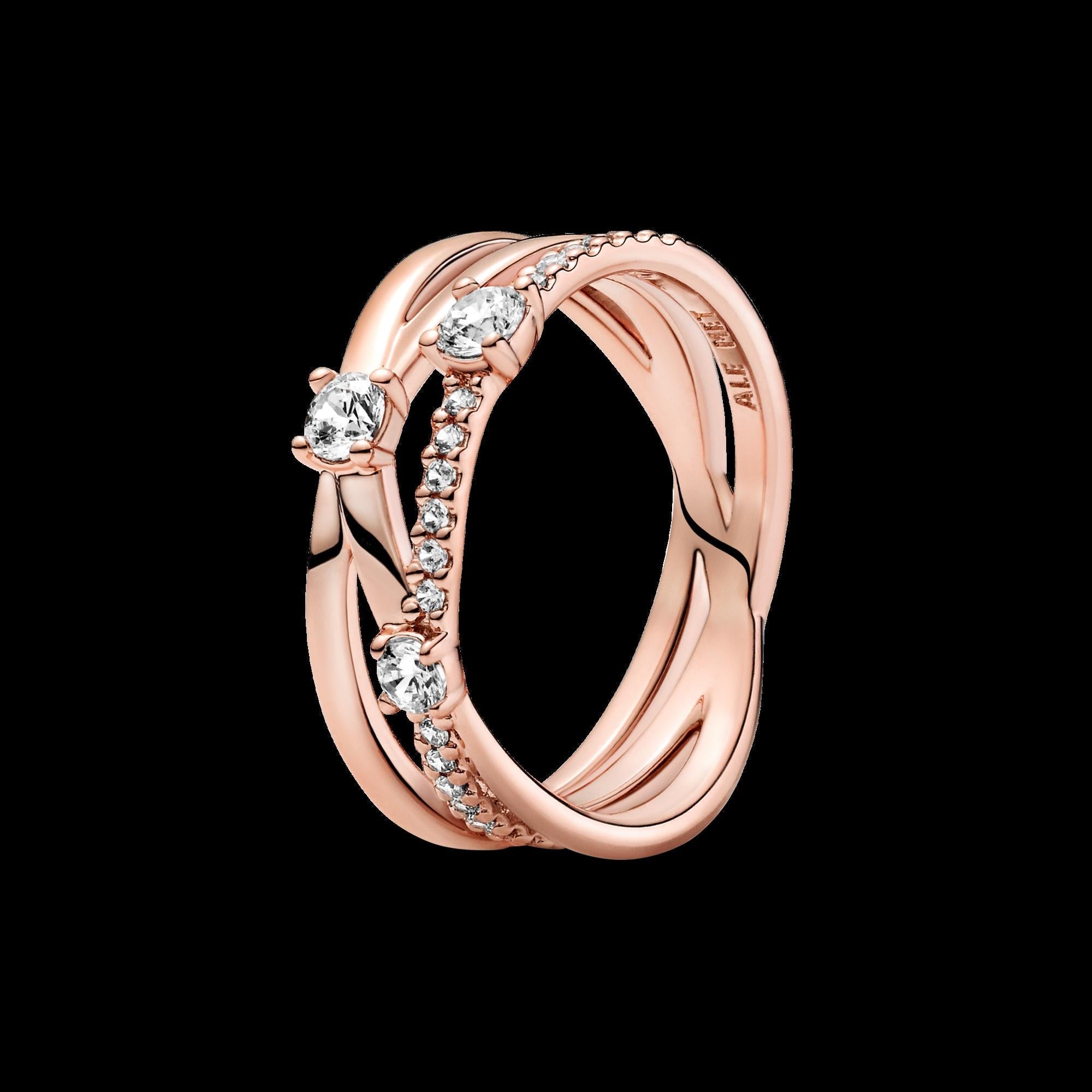 Sparkling Elevated Heart Ring - Original Listing