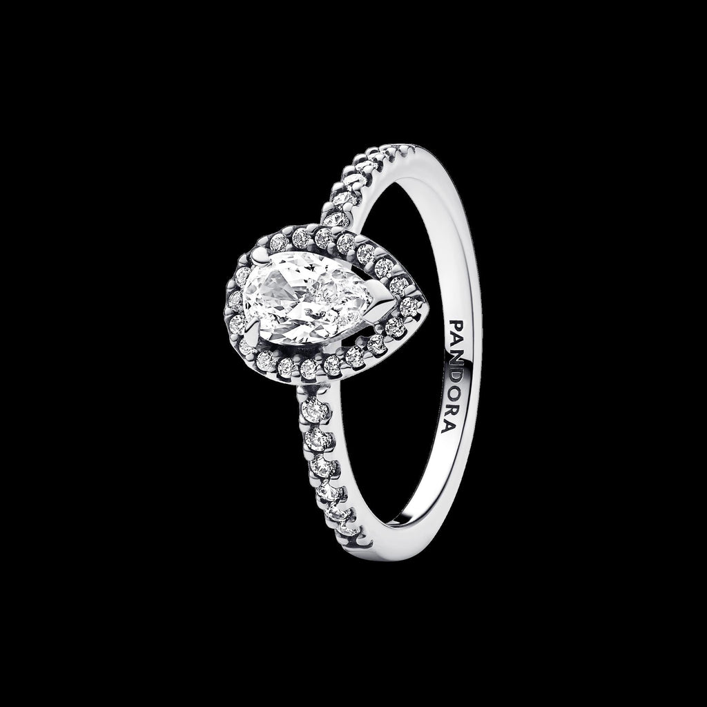 Sparkling Halo Hearts Ring - Original Listing