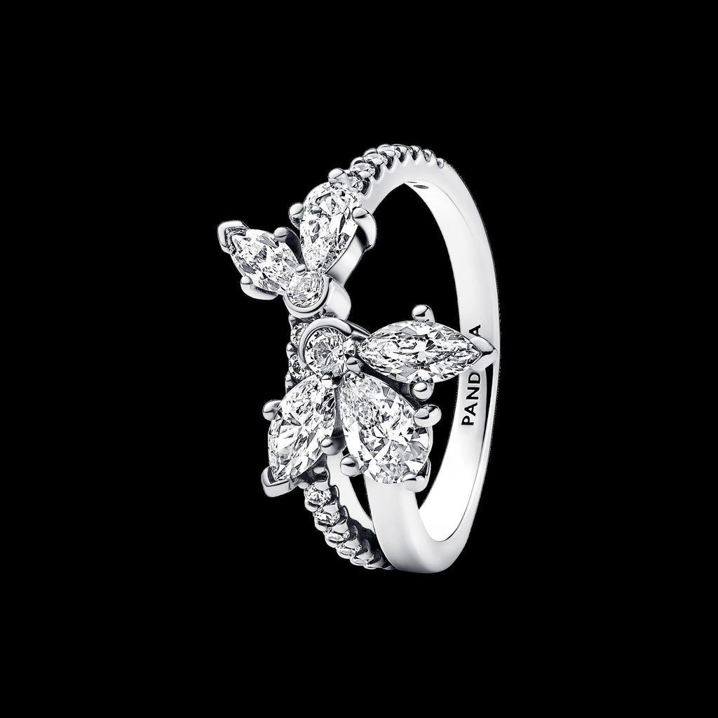 Sparkling Halo Hearts Ring - Original Listing