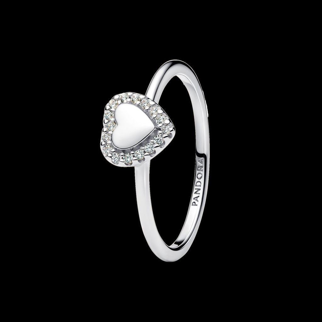 Sparkling Wishbone Heart Ring - Original Listing