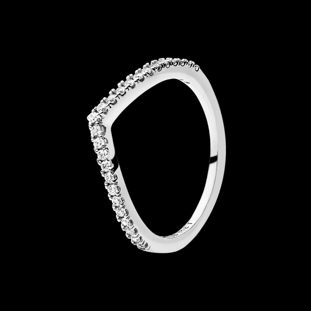 Sparkling Wishbone Heart Ring - Original Listing
