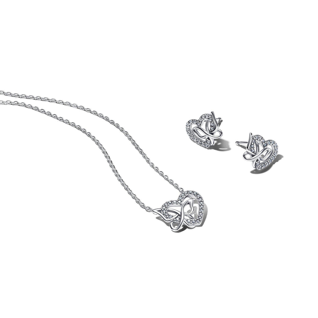Sparkling Infinity Heart Collier Necklace - Original Listing