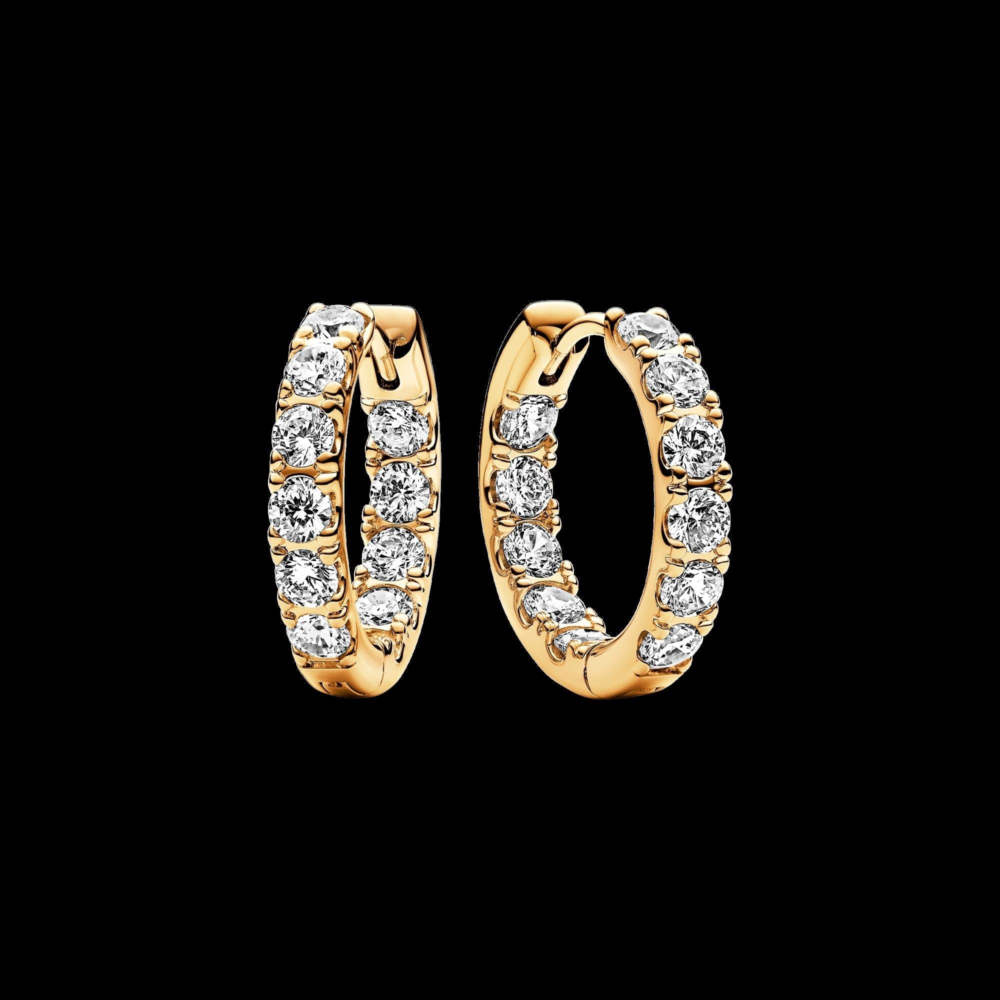 Sparkling Huggie Hoop Earrings - Original Listing