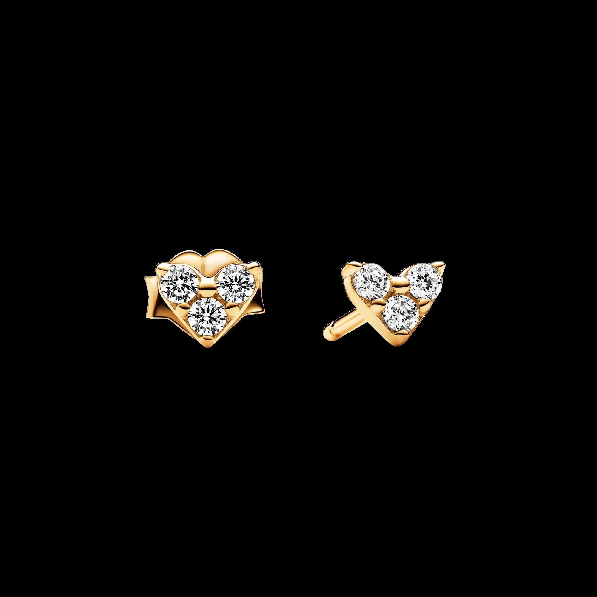 Round Pavé Halo Stud Earrings - Original Listing