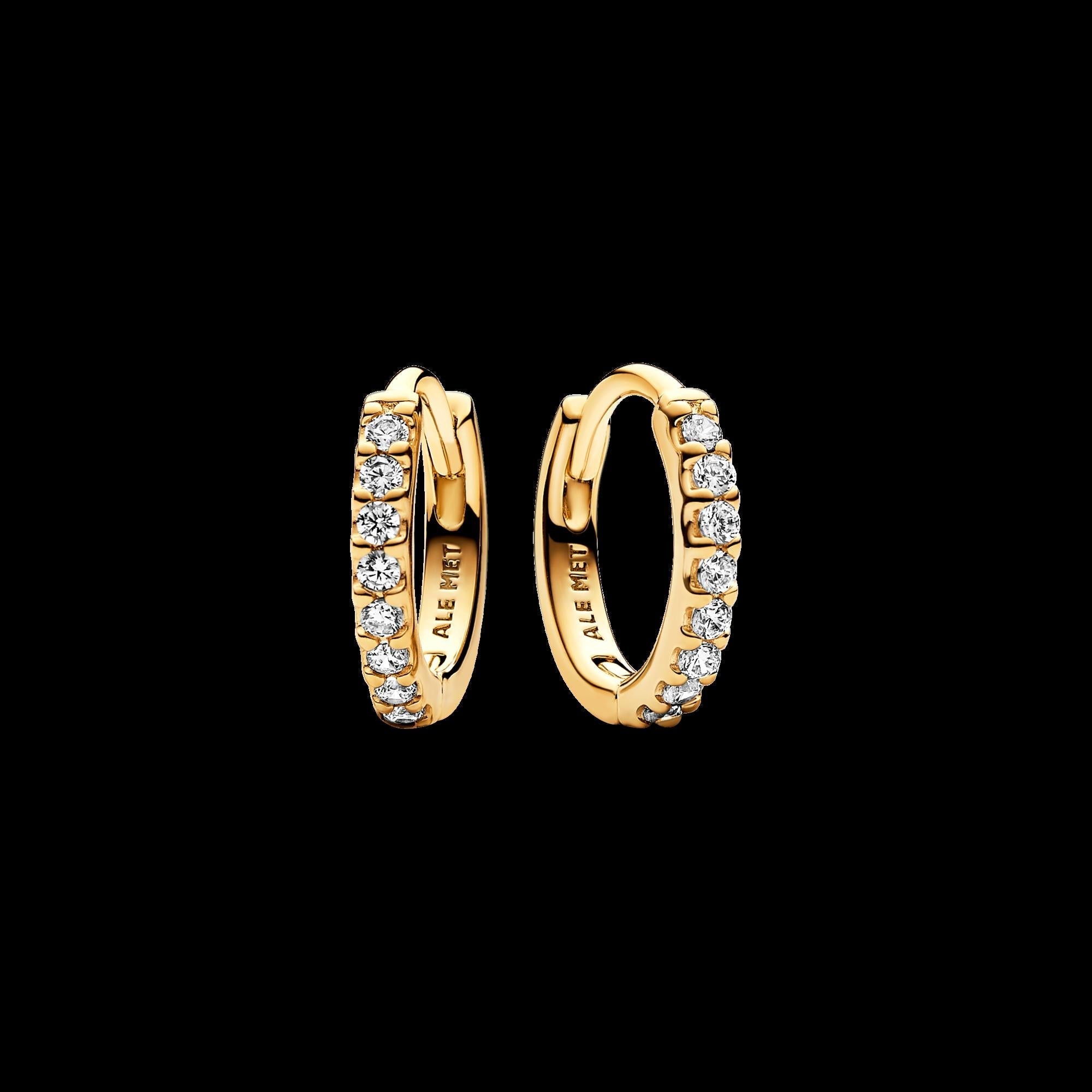 Sparkling Huggie Hoop Earrings - Original Listing