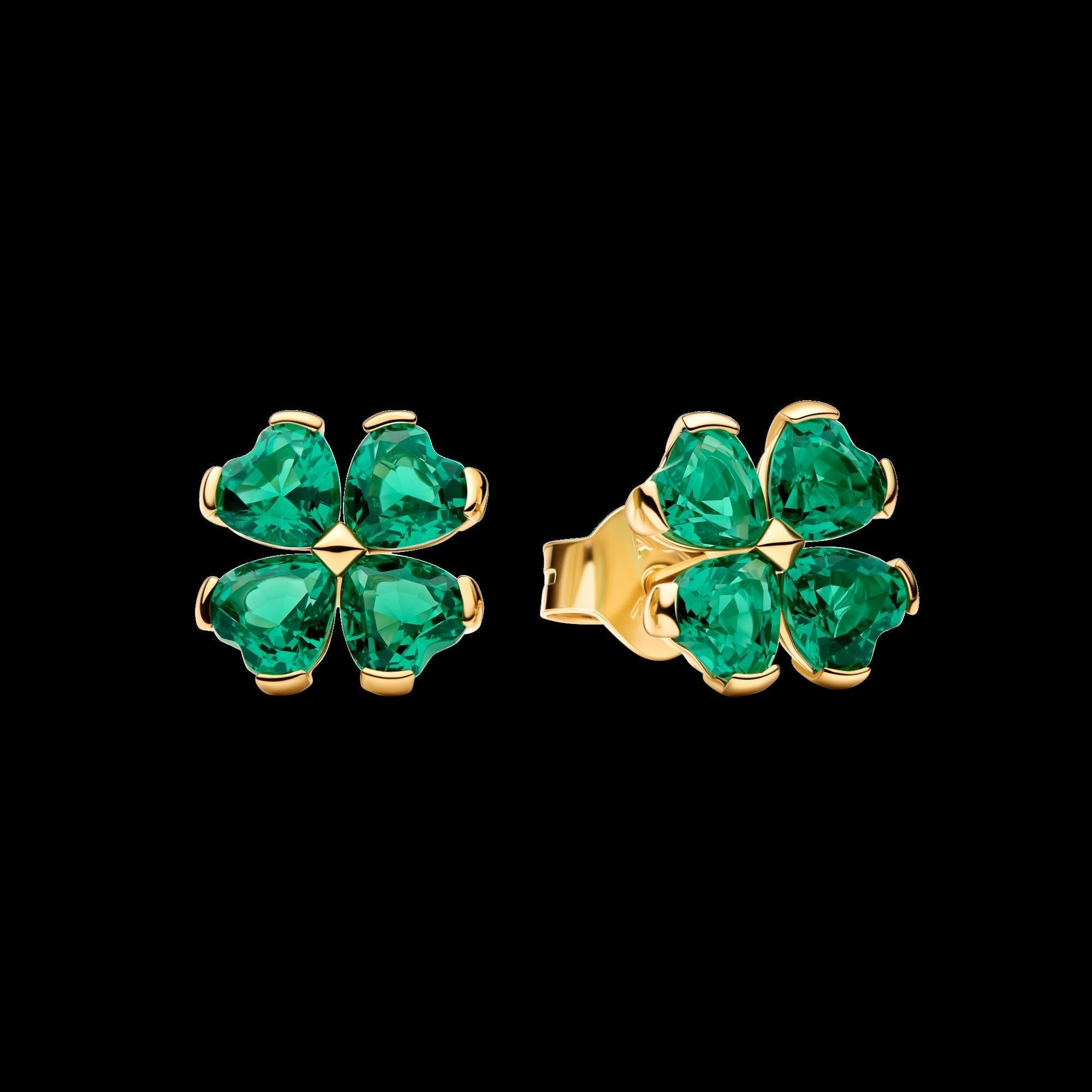 Round Pavé Halo Stud Earrings - Original Listing