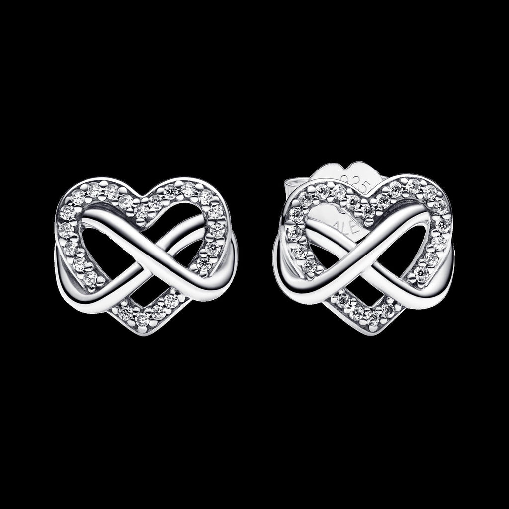 Sparkling Infinity Heart Collier Necklace - Original Listing