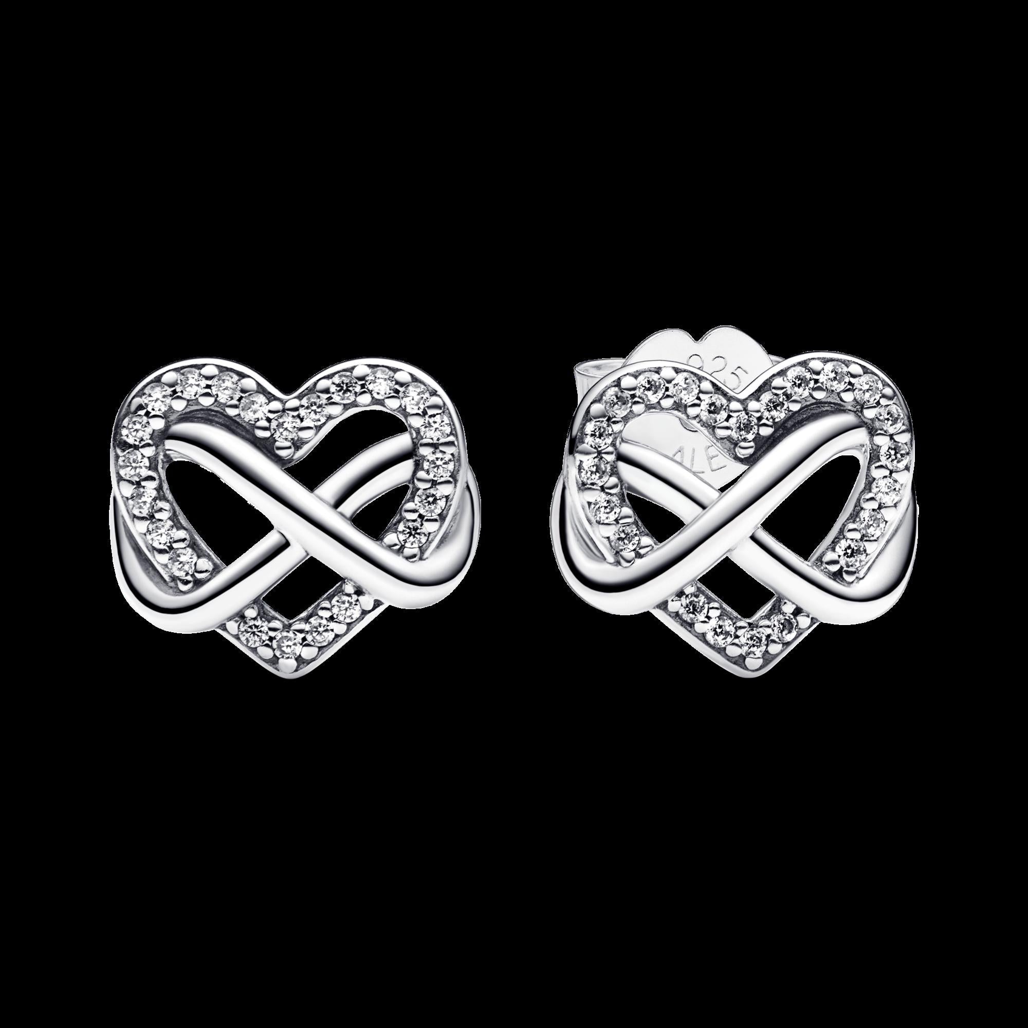Sparkling Infinity Heart Collier Necklace - Original Listing