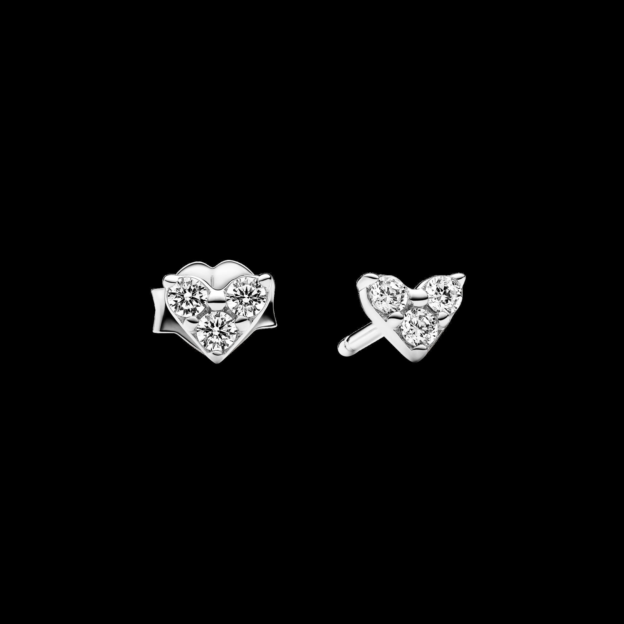 Elevated Heart Stud Earrings - Original Listing