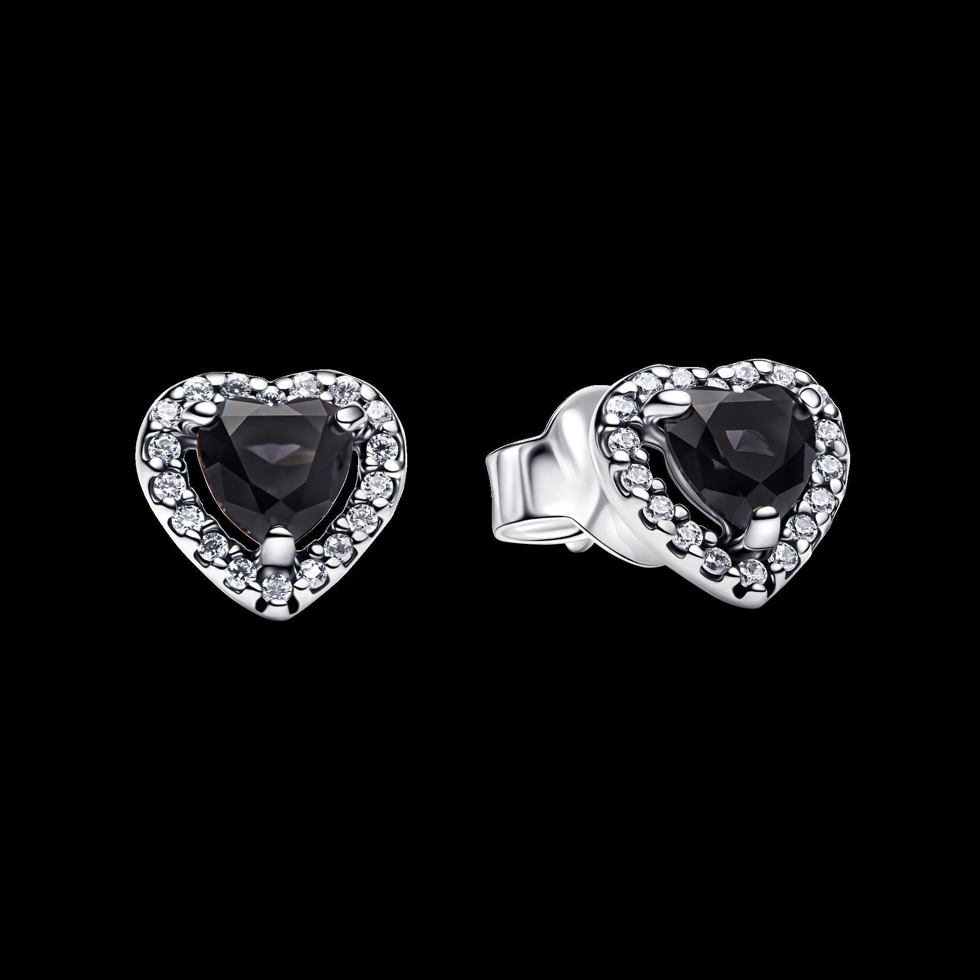 Elevated Heart Stud Earrings - Original Listing