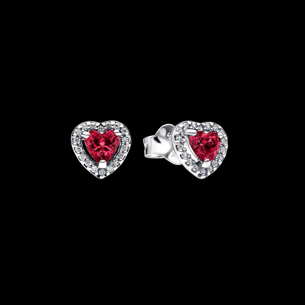 Elevated Heart Stud Earrings - Original Listing