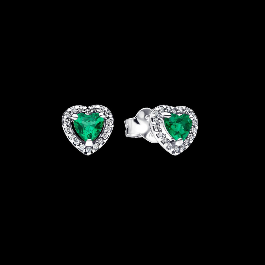 Elevated Heart Stud Earrings - Original Listing