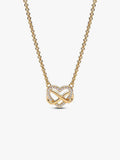 Sparkling Infinity Heart Collier Necklace - Original Listing