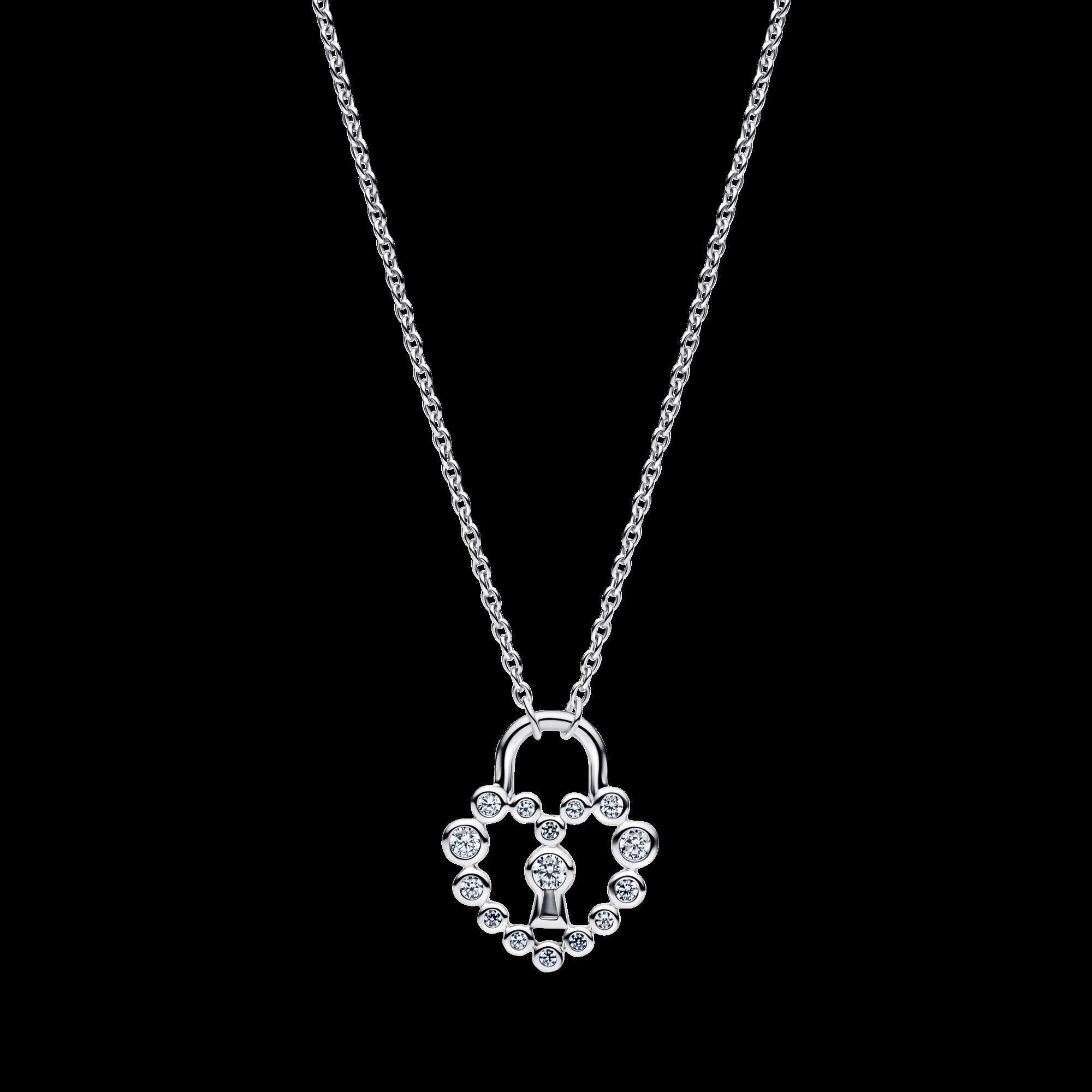 Sparkling Infinity Heart Collier Necklace - Original Listing
