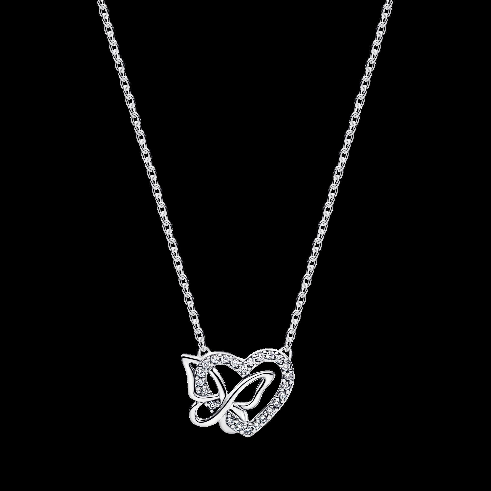 Sparkling Infinity Heart Collier Necklace - Original Listing
