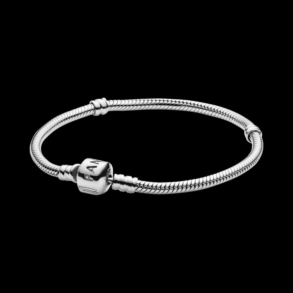 Pandora Moments Barrel Clasp Snake Chain Bracelet - Original Listing