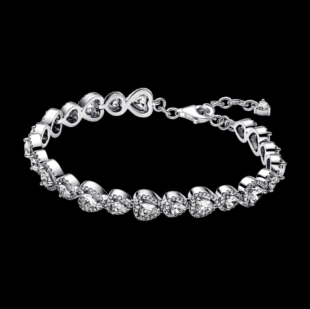 Sparkling Halo Hearts Ring - Original Listing