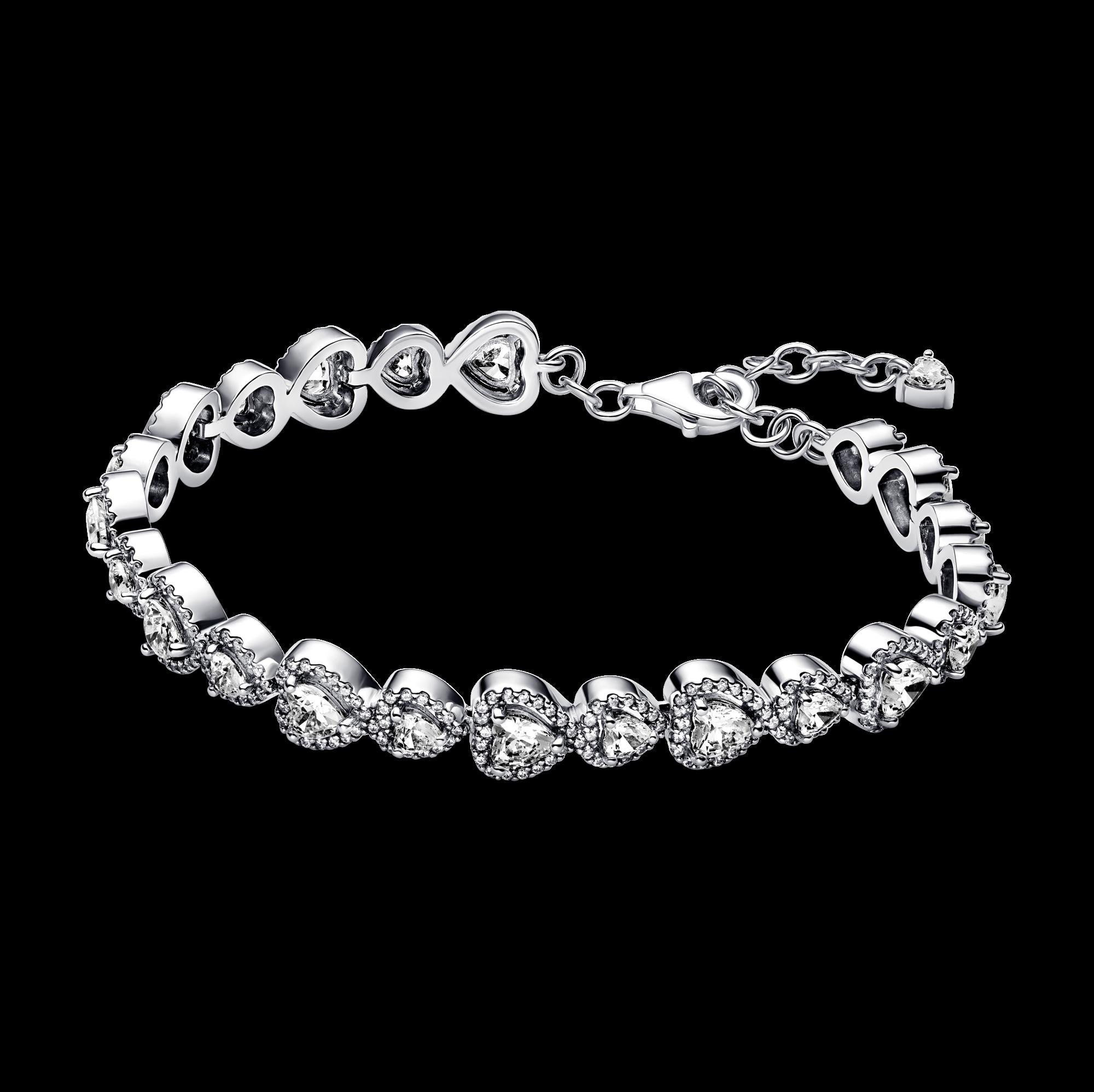 Sparkling Halo Hearts Ring - Original Listing