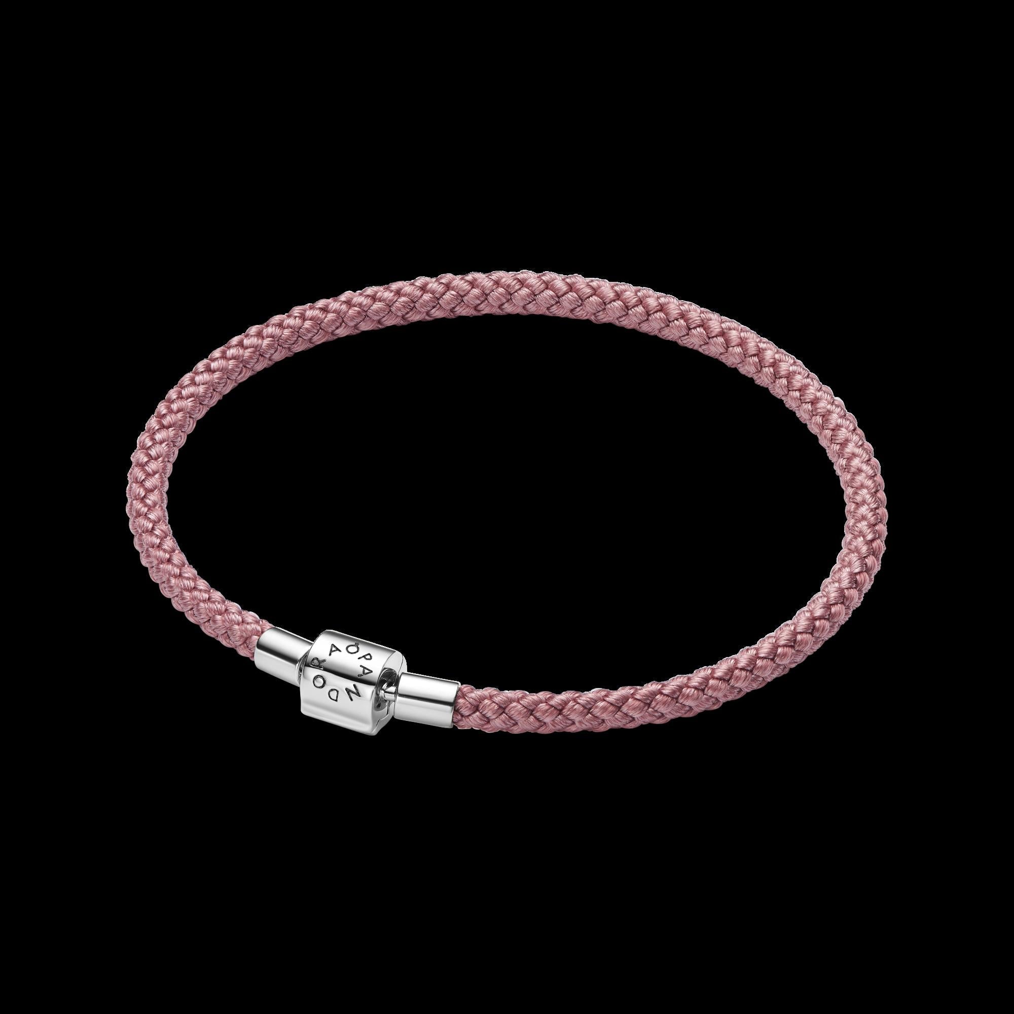 Shimmering Pink Cord Bracelet - Original Listing