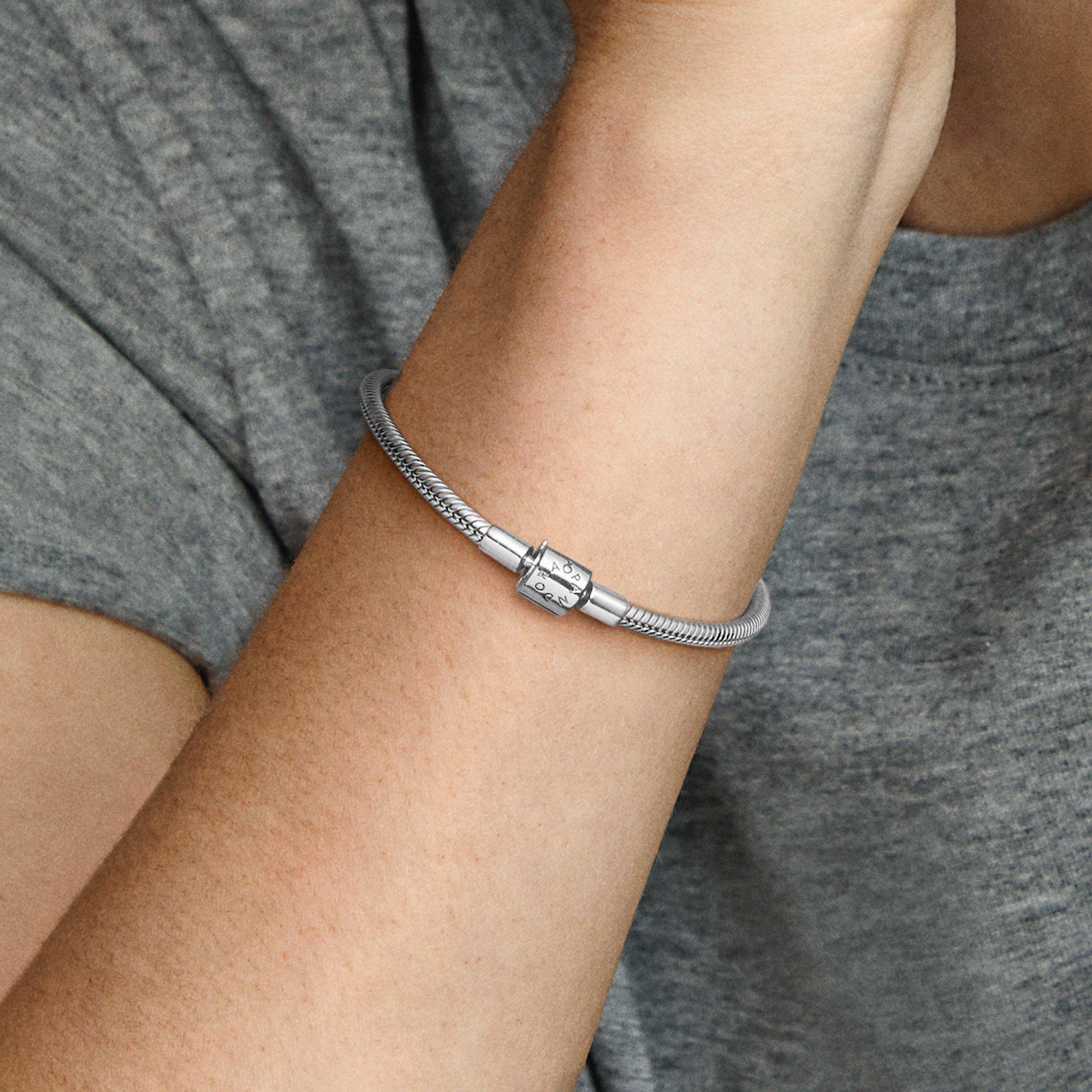 Pandora Moments Barrel Clasp Snake Chain Bracelet - Original Listing