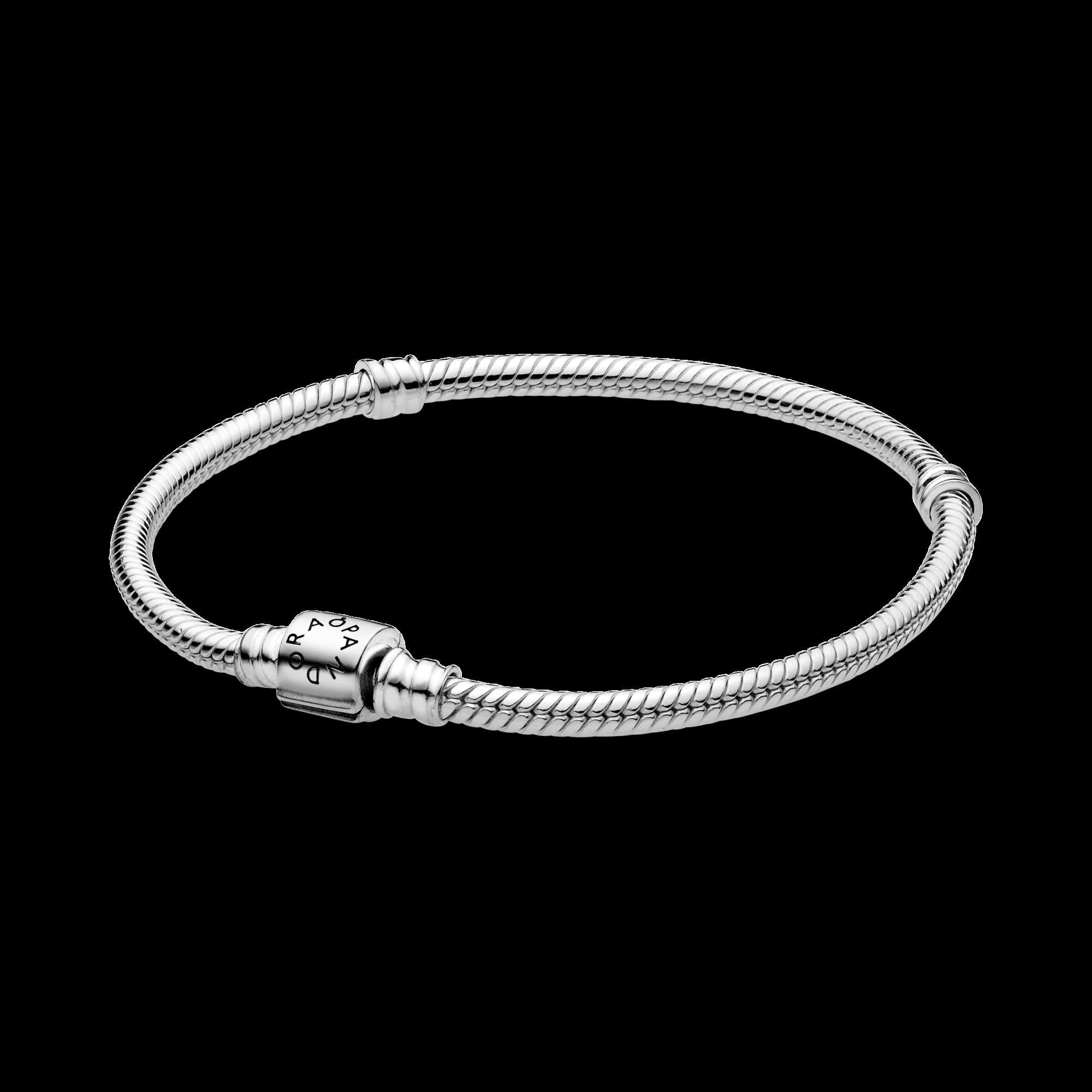 Pandora Moments Barrel Clasp Snake Chain Bracelet - Original Listing