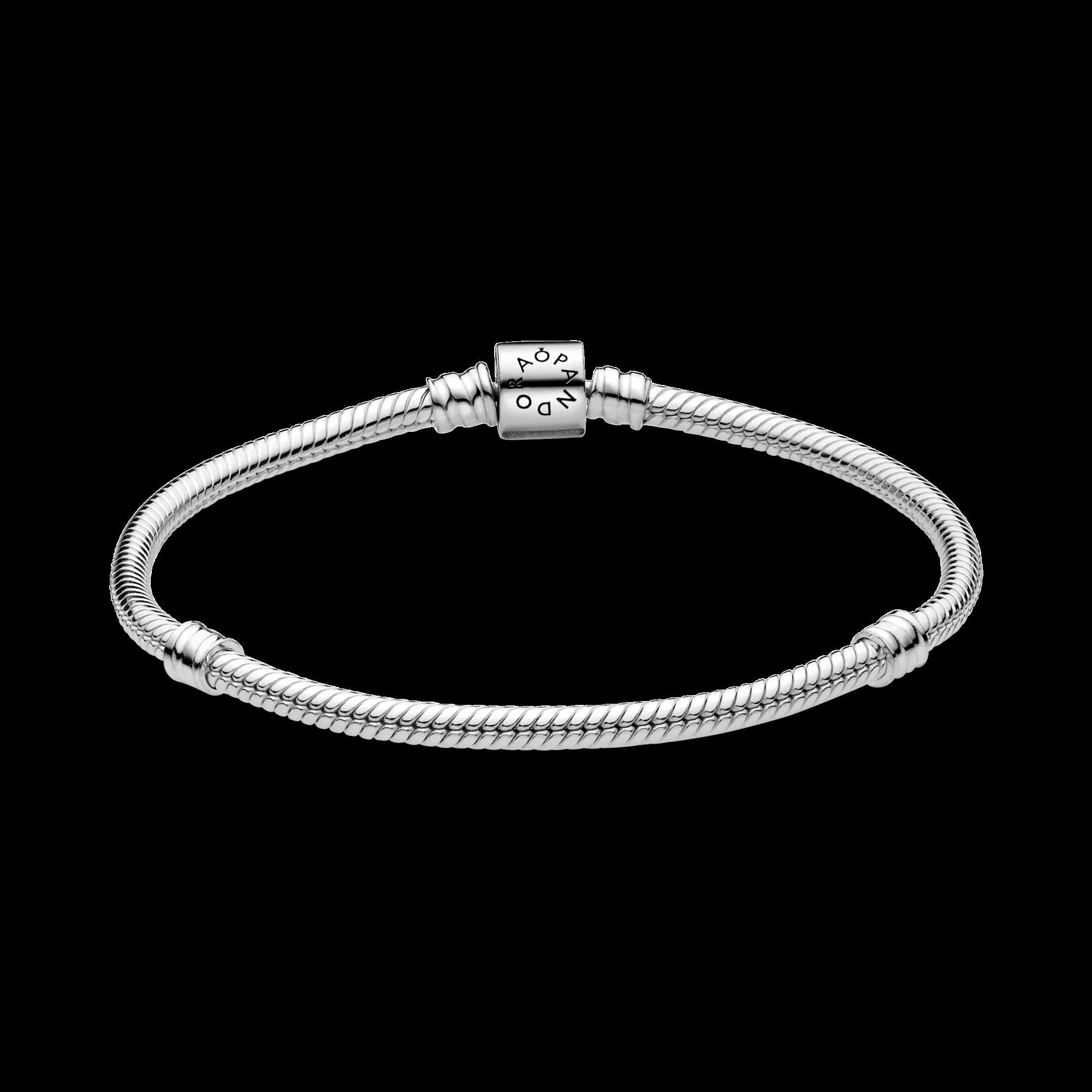 Pandora Moments Barrel Clasp Snake Chain Bracelet - Original Listing