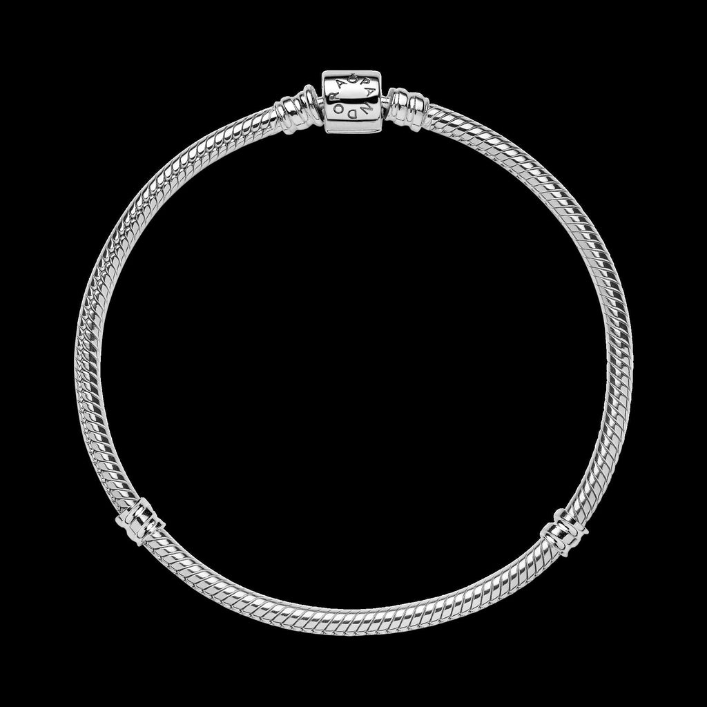 Pandora Moments Barrel Clasp Snake Chain Bracelet - Original Listing