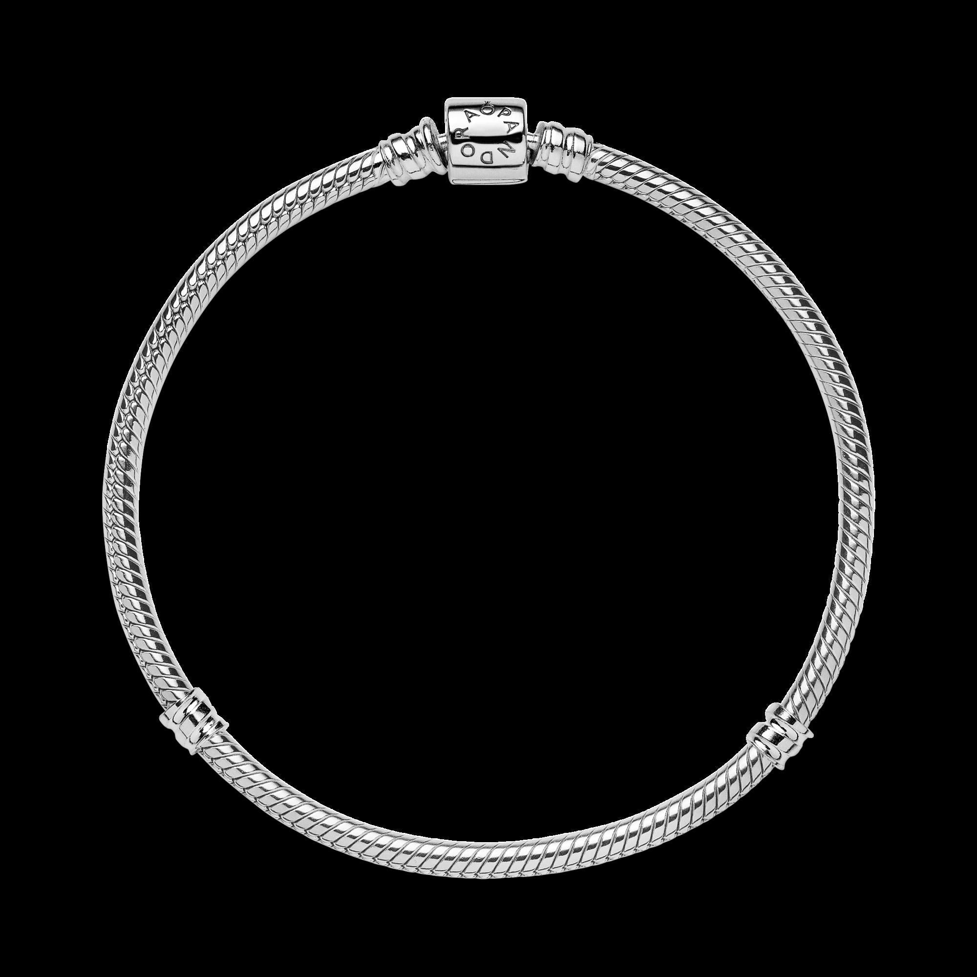 Pandora Moments Barrel Clasp Snake Chain Bracelet - Original Listing