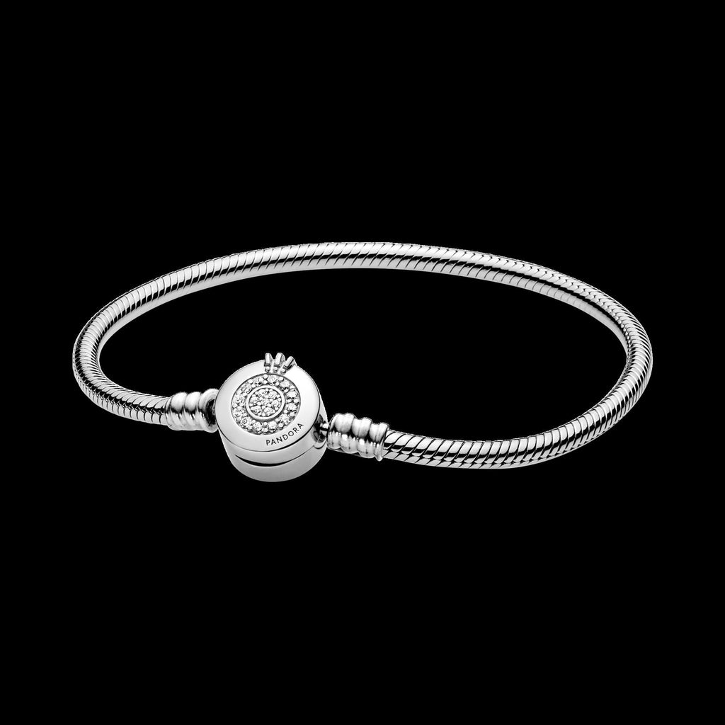 Pandora Moments Barrel Clasp Snake Chain Bracelet - Original Listing