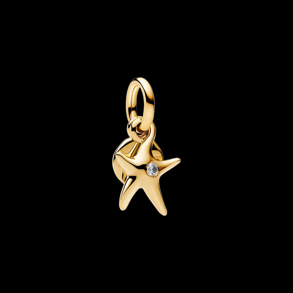 Treated Freshwater Cultured Baroque Pearl Squid Dangle Charm - Original Listing