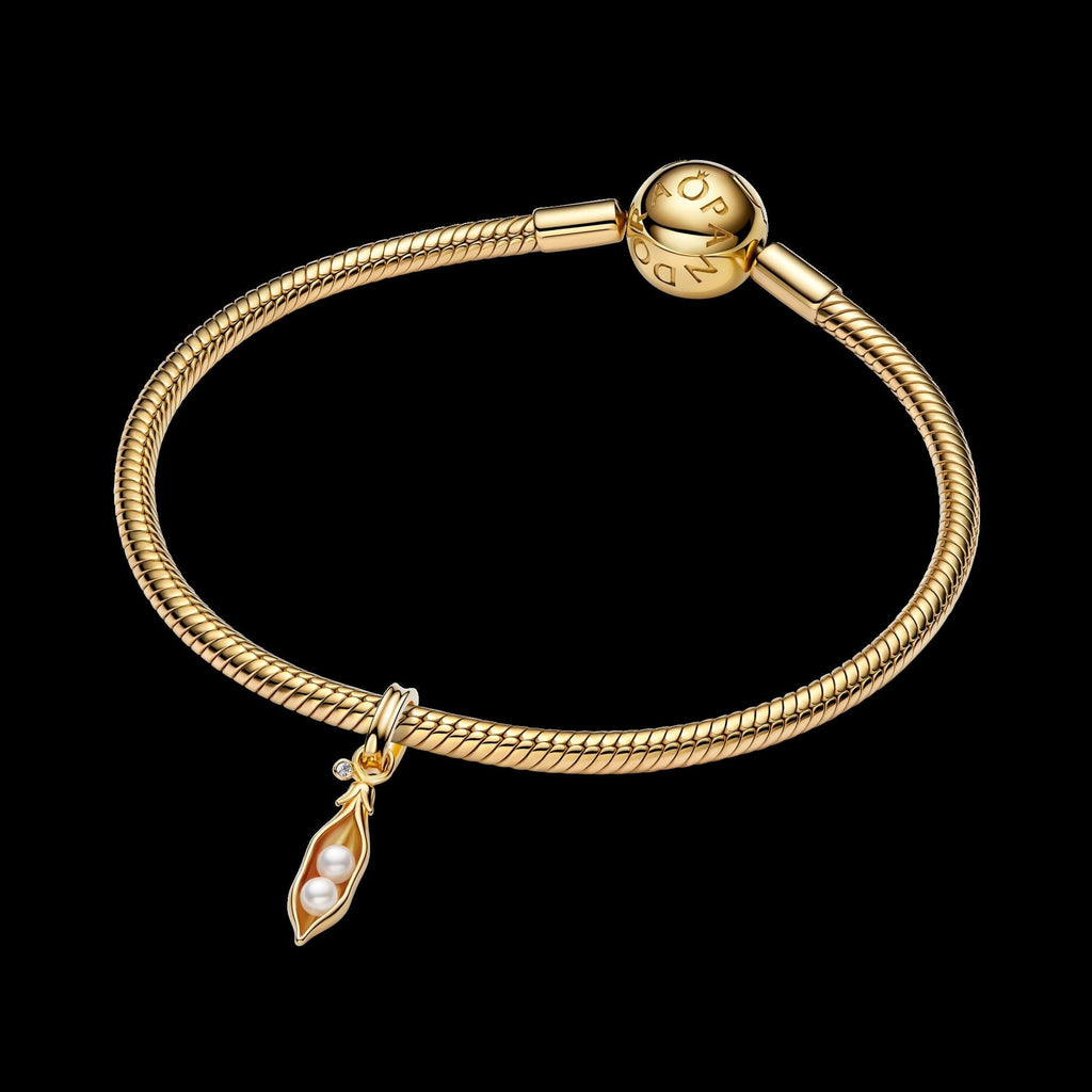 Treated Freshwater Cultured Baroque Pearl Peas in a Pod Dangle Charm - Original Listing