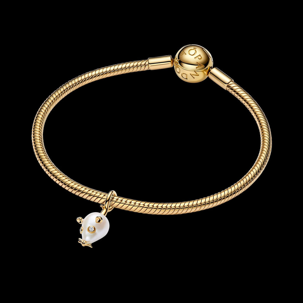 Treated Freshwater Cultured Baroque Pearl Mouse Dangle Charm - Original Listing
