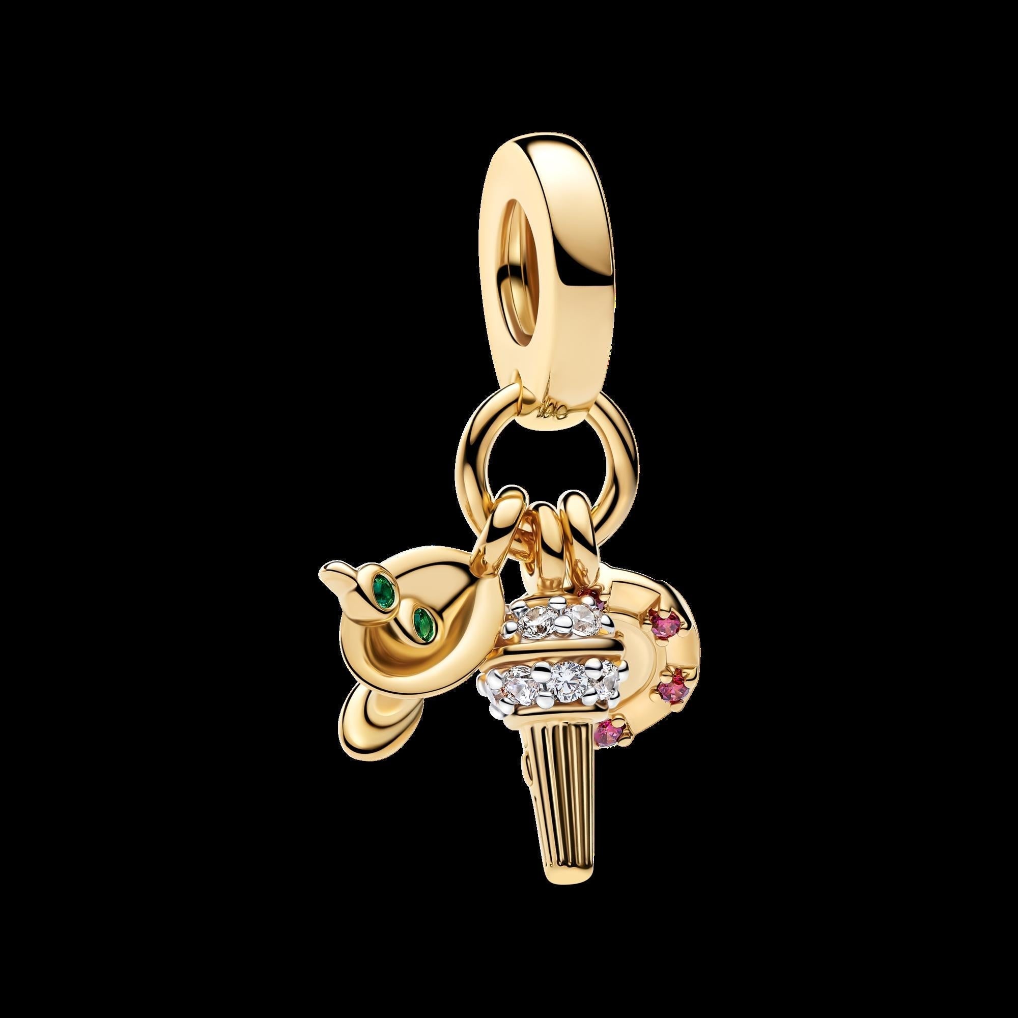 Treated Freshwater Cultured Baroque Pearl Ice Cream Dangle Charm - Original Listing