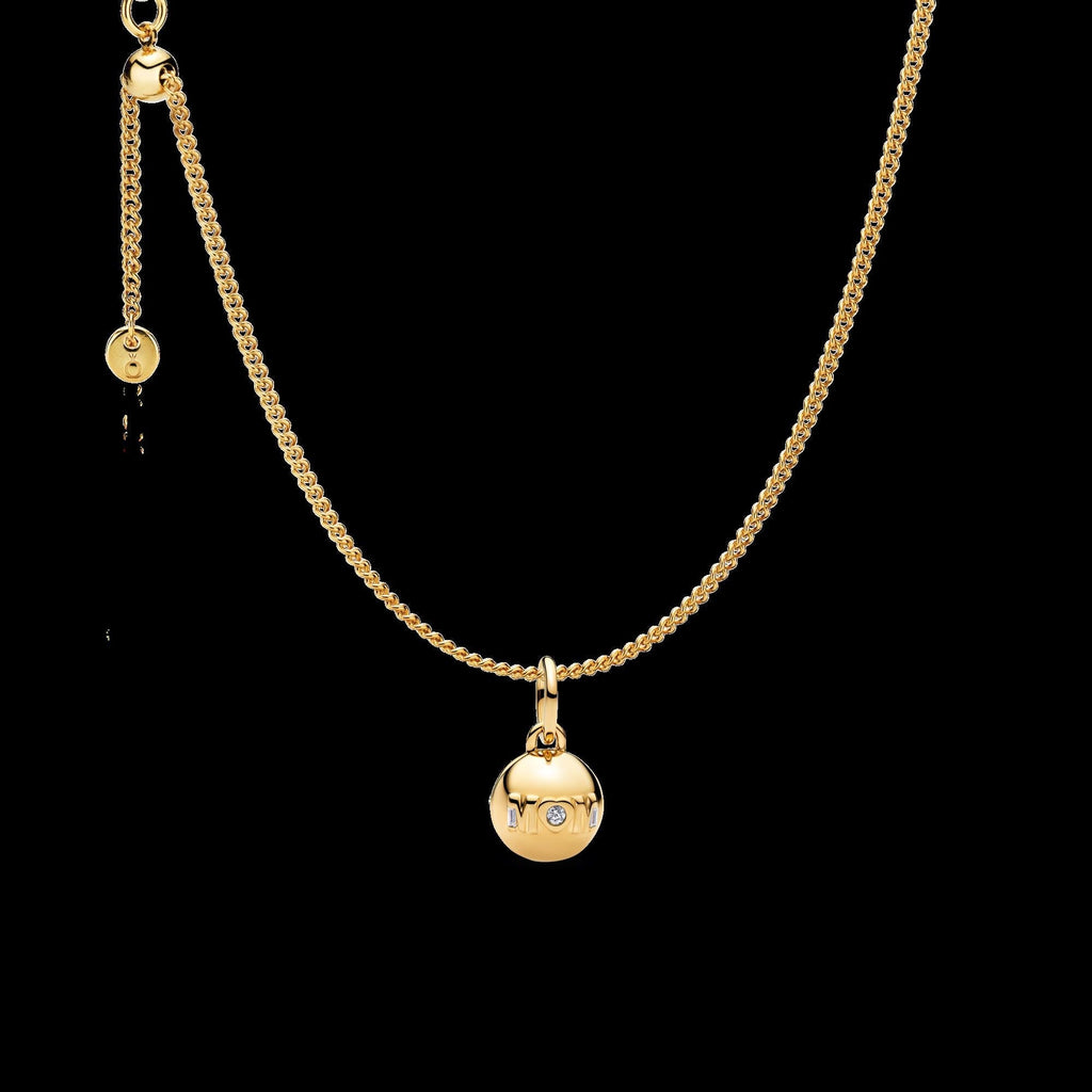 Treated Freshwater Cultured Baroque Pearl Padlock Dangle Charm - Original Listing