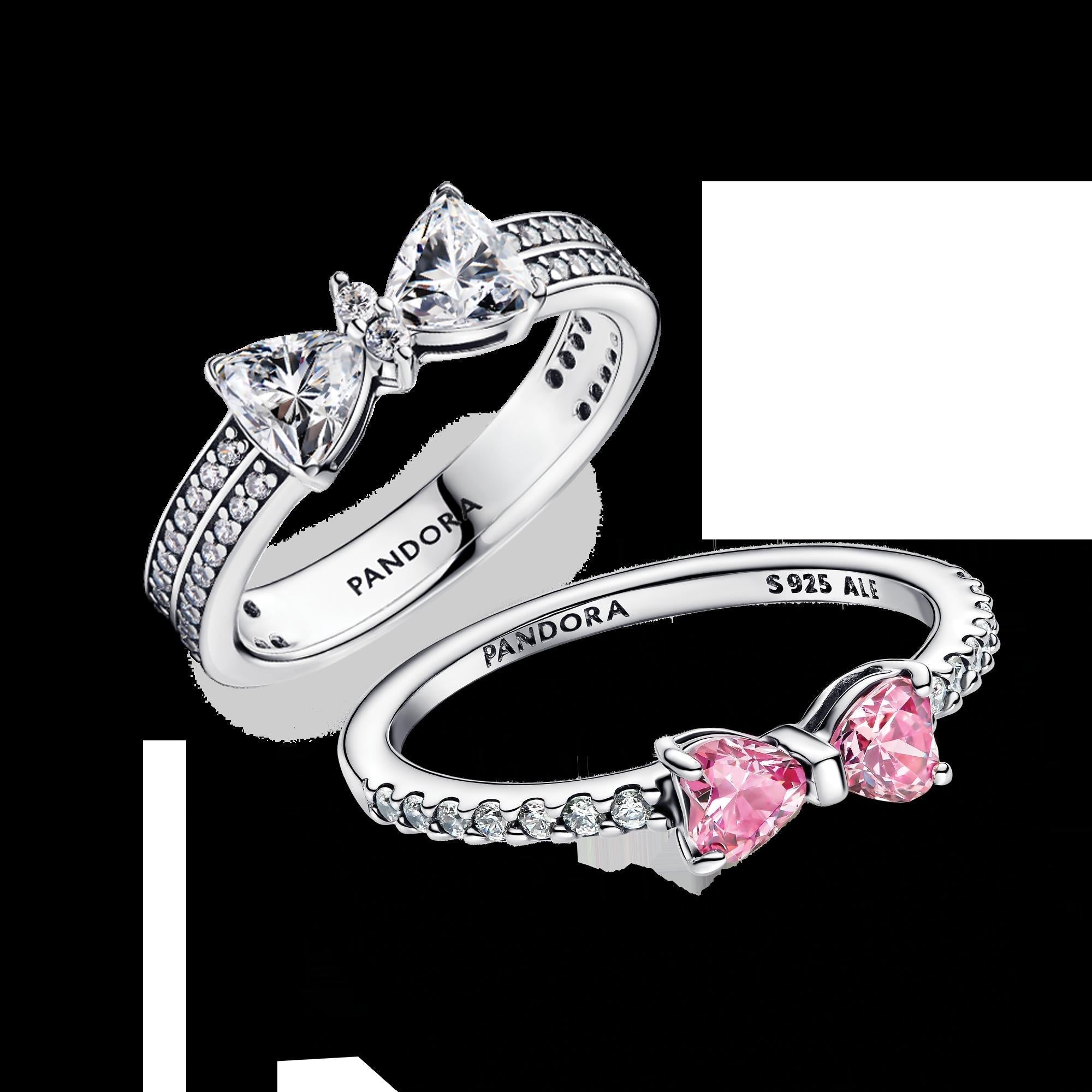 Sparkling Pink Bow Ring - Original Listing